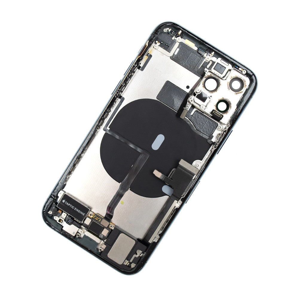 Rear Housing with Full Set Parts for iPhone 11 Pro-Matte Midnight Green (Purple) Rear Housing with Full Set Parts for iPhone 11 Pro-Matte Midnight Green (Purple)